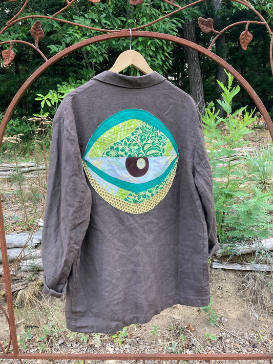 KUSTOM n°25 veste en lin OEIL