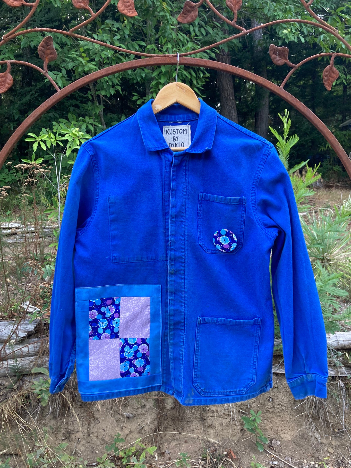 KUSTOM n°26 veste bleu de travail OEIL