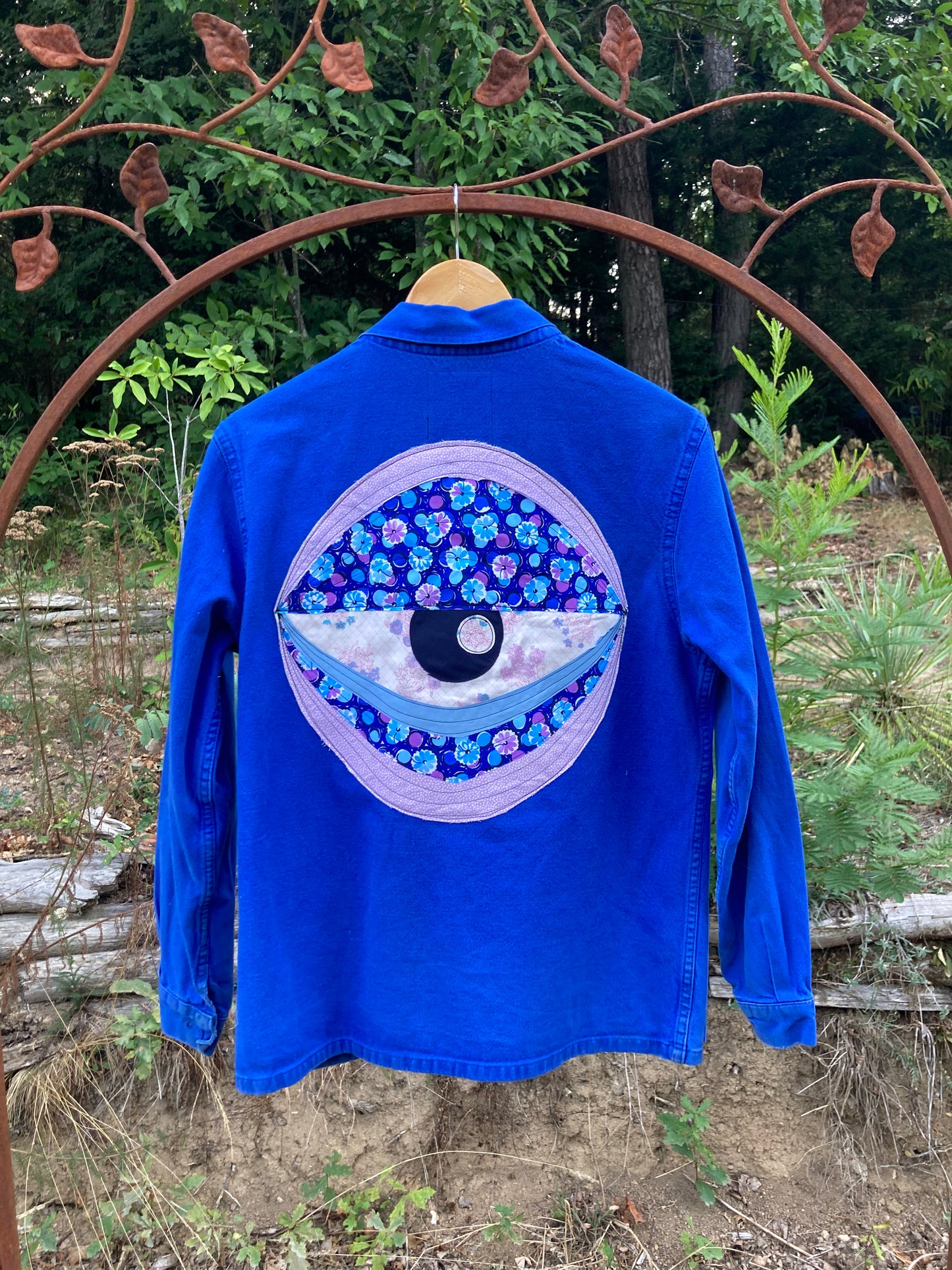 KUSTOM n°26 veste bleu de travail OEIL
