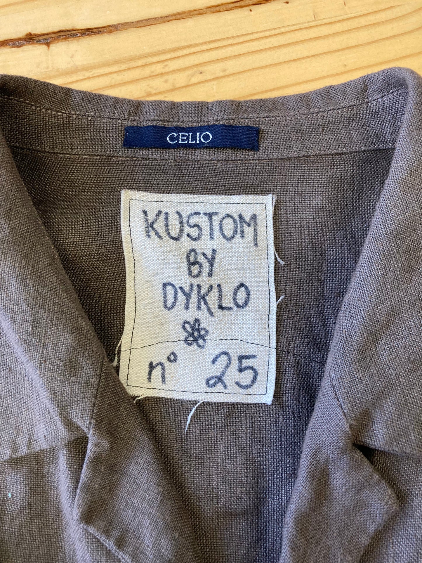 KUSTOM n°25 veste en lin OEIL