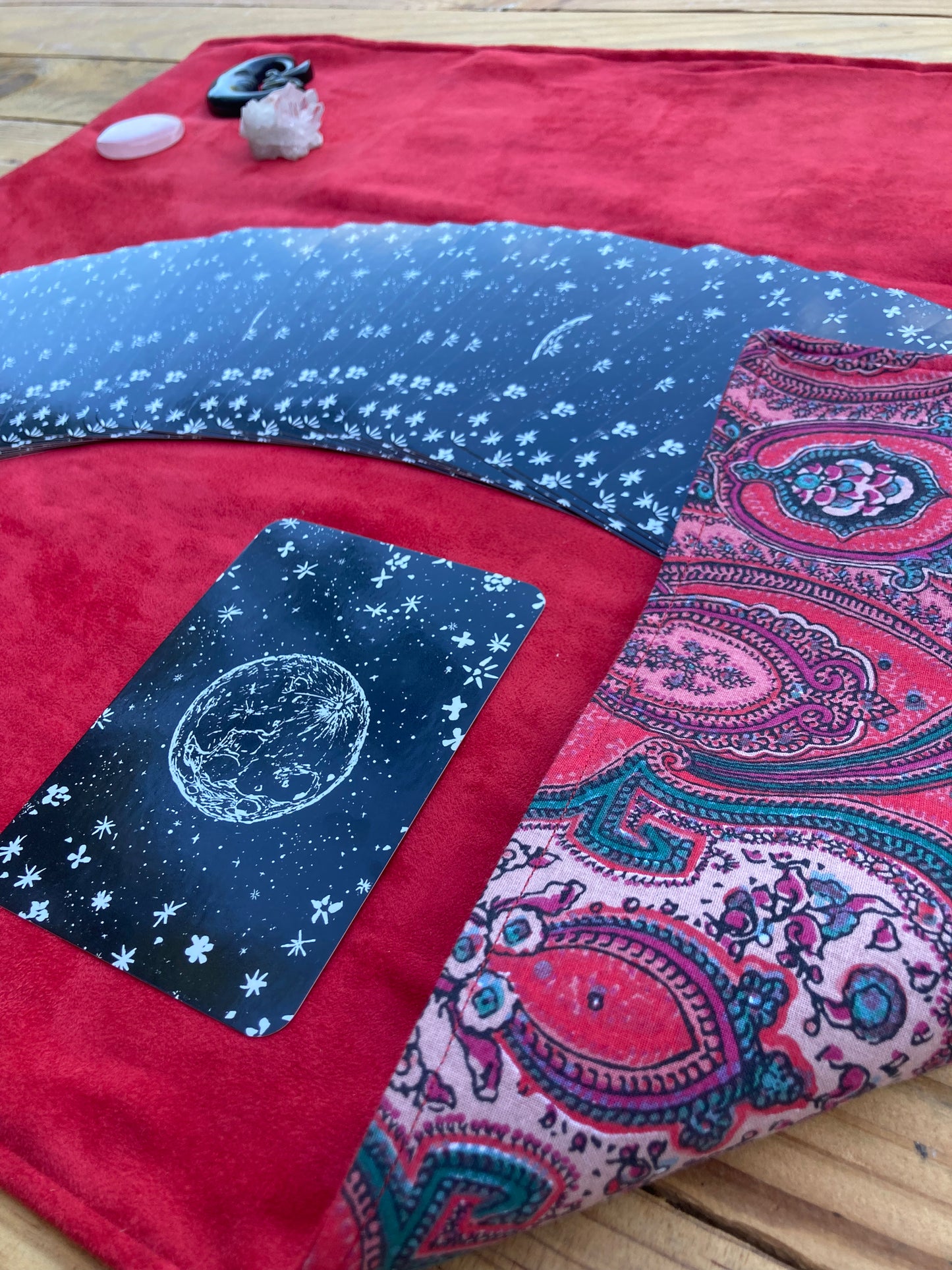 Tapis de cartomancie nomade 70x50cm