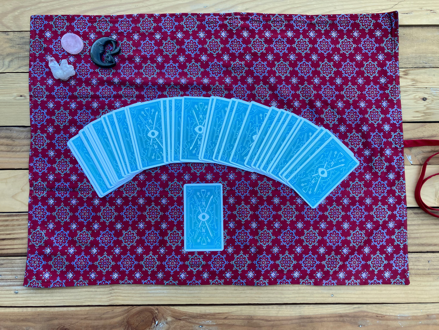 Tapis de cartomancie nomade 70x50cm