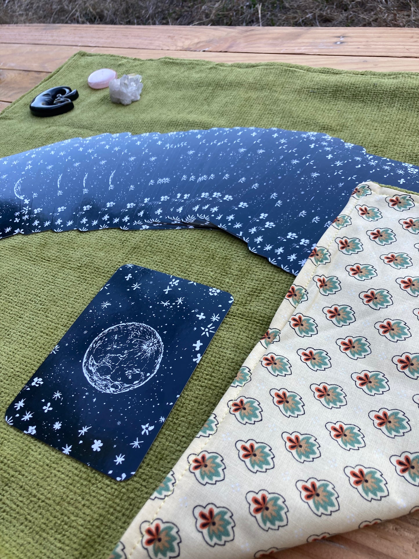 Tapis de cartomancie nomade 70x50cm